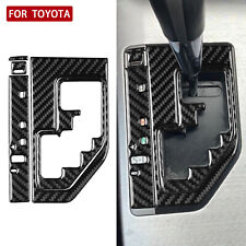 5pcs For Toyota Camry 2012-2014 Carbon Fiber Gear Shift Panel Frame Cover Trim