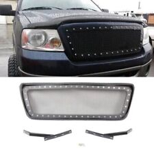 Front Bumper Grille Grill For 2004 2005 2006 2007 2008 Ford F150 Gloss Black Oe