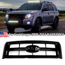 New Black Painted Abs Front Upper Grille For 2008-2012 Ford Escape Fo1200487