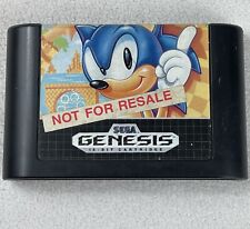 Vtg Sonic The Hedgehog Sega Genisis Game Cartridge Not For Resale Variant