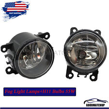 2x Fog Light Driving Lamp H11 Bulbs 110w Right Left Side Accessories For Honda