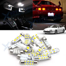 White Led Interior License Plate Light Package Kit For Acura Integra 1994-2001