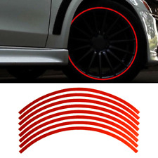 16pcs Reflective Car Motorcycle Wheel Rim Stripe Decal Tape Sticker Accessories