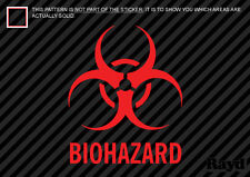2x Biohazard Sticker Decal Die Cut Toxic Vinyl