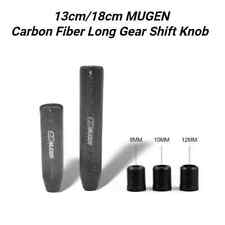 Universal Carbon Fiber Long Gear Shift Knob 13cm 18cm Mugen Manual Shift