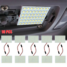10 Pcs 48smd White Led Cob T10 Ba9s Car Interior Panel Light Dome Map Lamp Bulbs