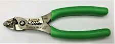 New Snap-on Wire Stripper Cutter Crimper 7 Green Soft Handles Pwcs7acfg