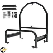 Adjustable Semi Truck Spare Tire Carrier For Super Singles Powder Coated Steel
