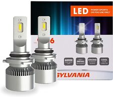 Openbox Sylvania Powersports Led White 6k 9006 Two Bulbs Head Light Low Beam Fit