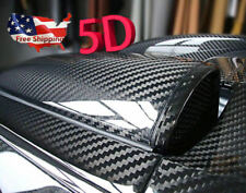 High Quality 5d Gloss Car Carbon Fiber Vinyl Wrap Sticker Film Roll Air Free E
