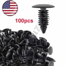 100pcs Bumper Fender Shield Retainer Push Clip Fit Into 14 Hole Free Shipping