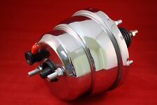 8 Dual Universal Chrome Brake Booster Muscle Car Hot Rod Rat Rod Chevy