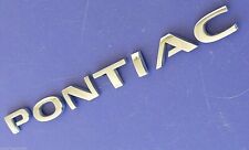Pontiac Letters Script Emblem Chrome Oem Rear Badge 04-10 G6 Gt G8 G5 Solstice