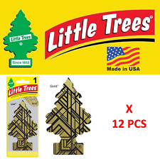 Gold Freshener Air Little Trees 10210 Air Tree Made In Usa Pack Of 12