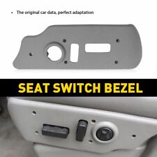 Power Seat Switch Bezel Trim Panel Gray Left Driver Side Fit For Chevy Gmc Truck