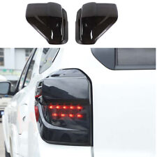 Smoked Black Tail Light Lamp Guard Cover Trim Bezels For 4runner 14 Accessories