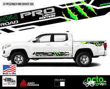 Fit Toyota Trd Pro Tacoma Monster Energy Rocker Side Decal Sticker Sport Wheels