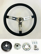 1968-69 Road Runner Barracuda Cuda Fury Black Chrome Steering Wheel 15