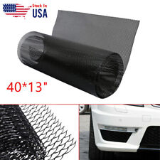 4013 Universal Car Grille Mesh Net Sheet Aluminum Rhombic Auto Mesh Grill Black