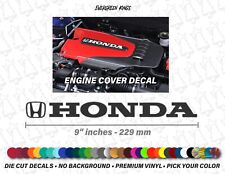 Engine Cover Logo Decal For 16-21 Fk Civic Accord Car Sticker Type R Euro R Si