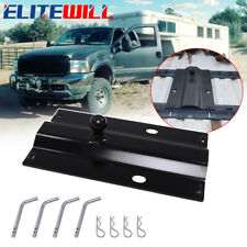 Fifth Wheel Rail Bent Plate Gooseneck Hitch Adapter Plate For Pickup Truck Bed