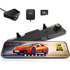 Wolfbox G900 Mirror Camera 4k Dash Cam Rear View Cam Front And Rear Free Sd Card