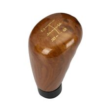 Gear Shift Stick Shifter Knob 5 Speed Manual Truck Handle Wood Color Universal