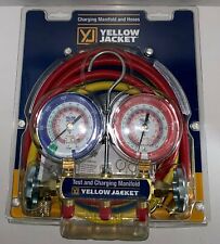Yellow Jacket 42004 Refrigeration Manifold With 60 Hoses R-22 404a 410a