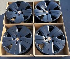 19 Porsche Taycan Cayman Boxster Aero Factory Oem Wheels Rims Satin Black