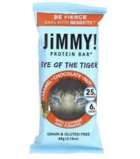 Jimmy Protein Bar Caramel Chocolate Nut Eye Of The Tiger 12 Count