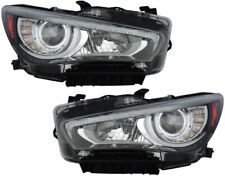 For Infiniti Q50 2014 2015 2016 2017 Headlights Wo Afs Right Left Pair