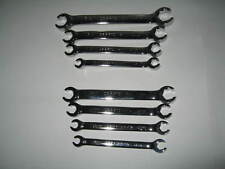 Craftsman Full Polish Standard Sae Metric Mm Flare Nut Wrench Set 8 Piece Pcs