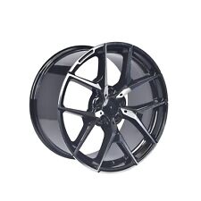 1pc - 18x8.5 3 Et Black Machined Amg Style Wheels Rims For Mercedes Benz