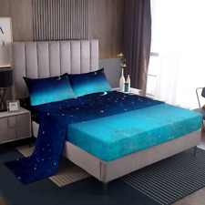 Galaxy Bed Sheets Fullstar Moon Bedding Set For Toddlerkawaii Aesthetic Star S