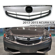 Fit 2013-2015 Acura Ilx Hybrid Chrome Front Bumper Upper Grill Grille