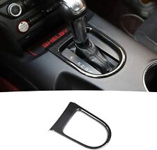 Gear Shift Panel Trim Interior Accessories For Ford Mustang 2015 Carbon Fiber