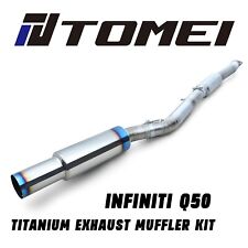 Tomei Expreme Ti Titanium Muffler Catback Exhaust For 2014 Infiniti Q50