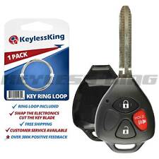 Remote Key Fob Shell Pad Case For 2006 2007 2008 2009 2010 2011 2012 Toyota Rav4