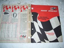 Rare Hurst Airheart 1972 Disc Brake Parts Catalog Original- 8 Pages 4 Pics