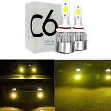 2x New 90059006 3000k Golden Yellow High Power Cob Led Fog Lights Driving Bulb