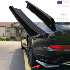 Gloss Black Style Car Rear Bumper Diffuser Splitter Canards For Bmw Kia Lexus