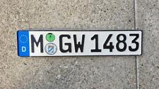 Real German License Plate Number Car Tag Vw Audi Bmw Mercedes Munich Home Of Bmw