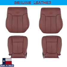 For 2009 2010 2011 2012 Ford F150 King Ranch New Leather Front Seat Covers