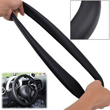 14-16 Leather Texture Silicone Car Steering Wheel Cover Protector Universal