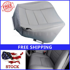 Driver Bottom Seat Cover Gray Fit For 2002-07 Ford F-250 F350 Super Duty Lariat