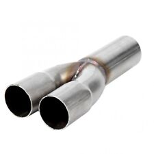 2-1 T304 Steel Exhaust Merge Collector Dual 1.5 Id Inlet Single 1.75 Od Outlet