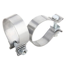 2pcs 2.5 2 12 Stainless Steel Band Exhaust Clamp Buckle Type-powerful 304
