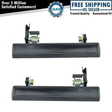 Outer Outside Exterior Door Handle Pair Set Black For Chevy Buick Pontiac