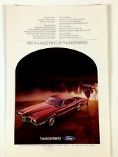 1970 Ford Thunderbird Print Ad