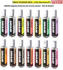Areon Car Perfume I Car Home Air Freshener Spray 14 Scents I 35 Ml Pack Of 3